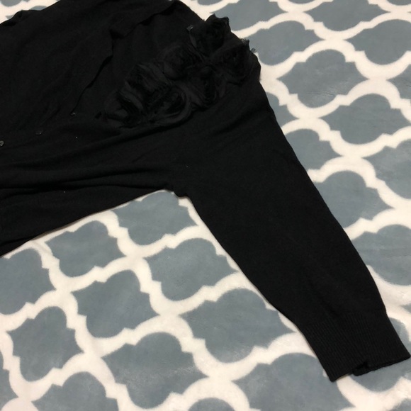 Floral appliqué cardigan - Picture 4 of 5